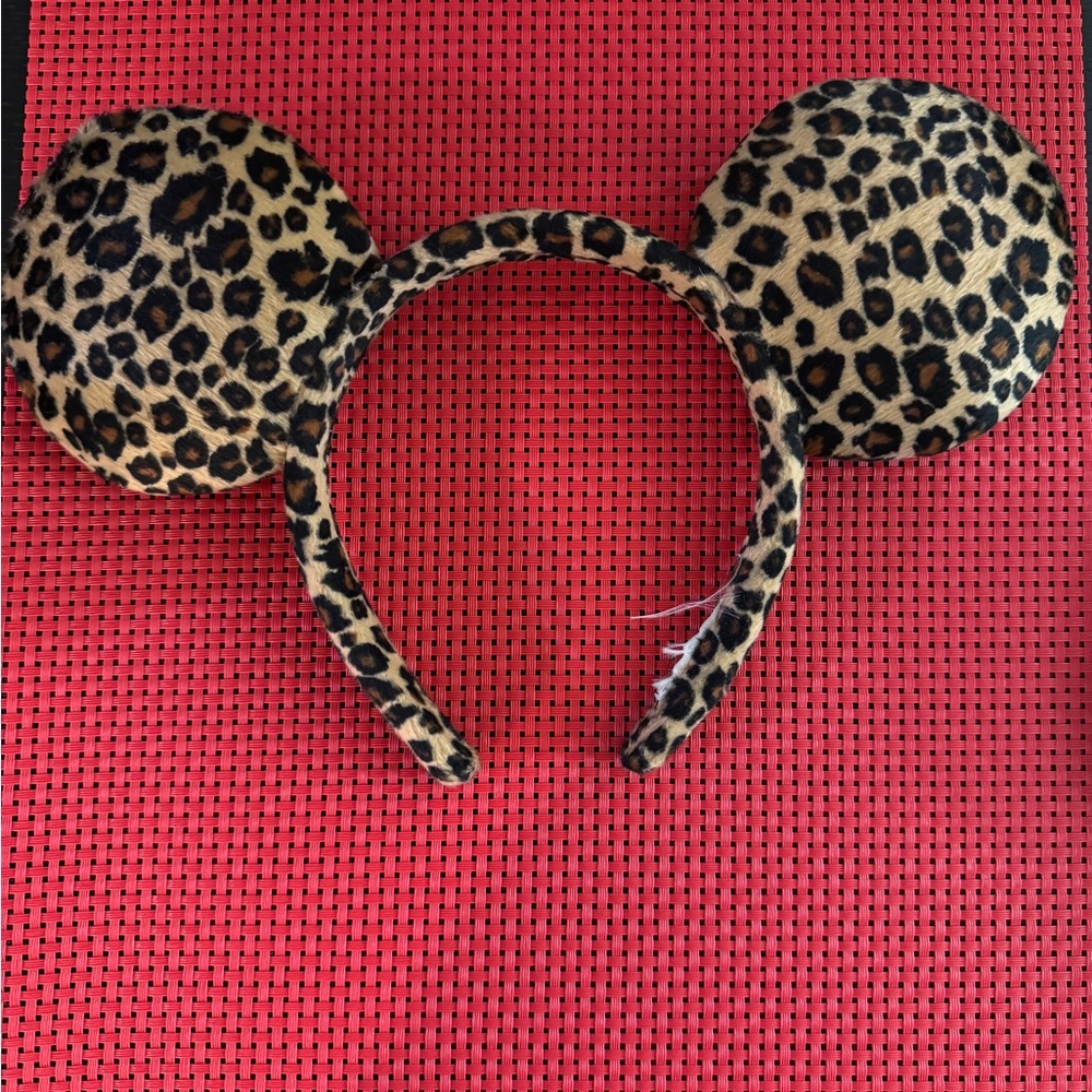 Disney Mouse Ears. Leopard Cheetah print